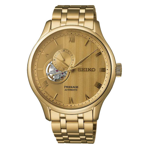 Seiko Presage Automático Zen Garden SSA468J1 Karensui ouro