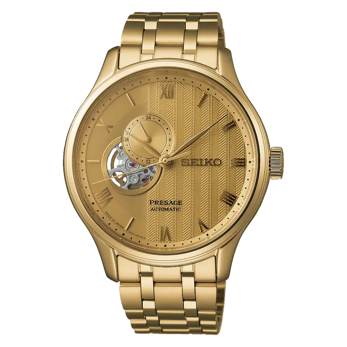 Seiko Presage Automático Zen Garden SSA468J1 Karensui ouro