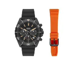 Relógio Orient Solartech Cronógrafo Elite Sea MPSPC020-P1PX Preto Safira 43mm 100m | Taniguchi Relógios - imagem 1