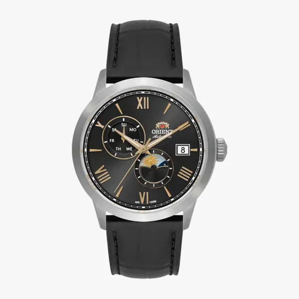 Orient Automático Special Calibers SUN AND MOON YN6SC034-P3PX preto
