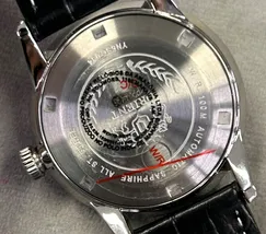 Relógio Orient Automático Sun and Moon Safira YN6SC034 Preto Couro 39mm 100m | Taniguchi Relógios - imagem 7