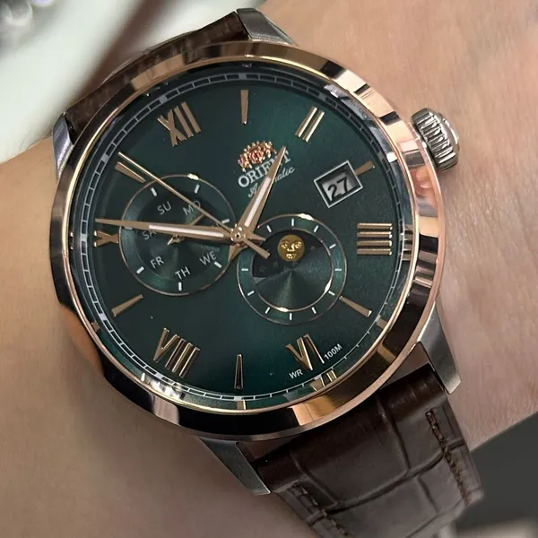 Orient Automático Special Calibers SUN AND MOON YN6MC034-E3NX Verde