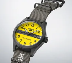 Relógio Seiko 5 Sports Honda Motocompo Limited Edition HDB010K1 Amarelo 36,4mm 100m | Taniguchi Relógios - imagem 3
