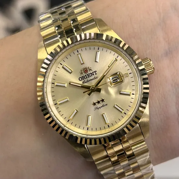Orient 3 EStrelas Automático Feminino Classico NH5GG002 C1KX