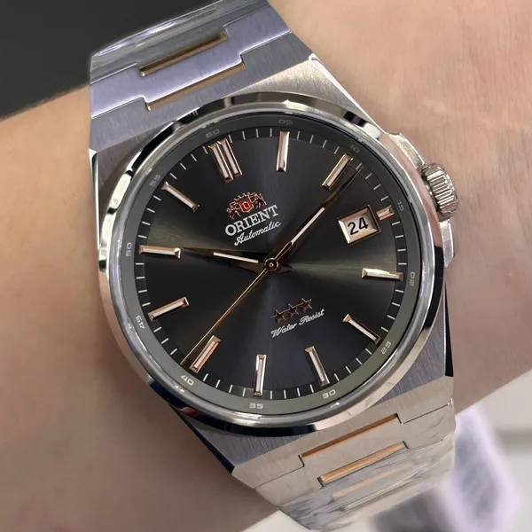Orient 3 Estrelas Automático Elegance YN6TT020B-G1SR Preto