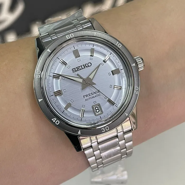 Seiko Presage Automático Clássicos SRPL73J1 Style60’s azul