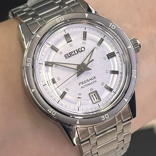 Seiko Presage Automático Clássicos SRPL73J1 Style60’s azul