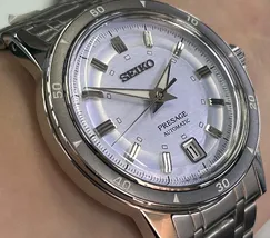 Relógio Seiko Presage Automático Style 60's SRPL73J1 Azul 39,5mm | Taniguchi Relógios - imagem 3