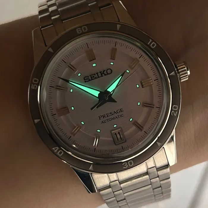 Relógio Seiko Presage Automático Style 60's SRPL73J1 Azul 39,5mm | Taniguchi Relógios