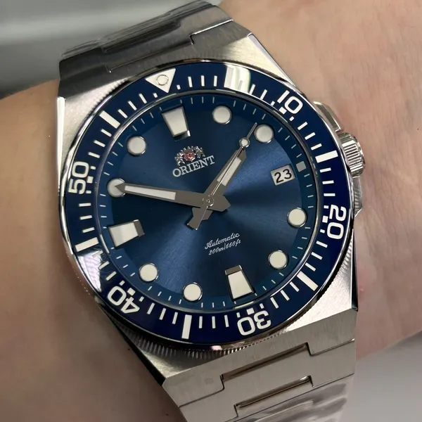 Orient 3 Estrelas Automático Elegance YN6SS044-D1SX azul