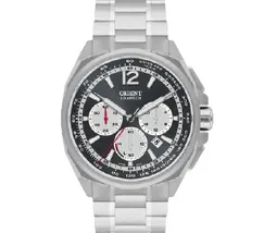 Relógio Orient Solartech Cronógrafo Elite Land Safira MBSSC319 Preto 40mm 100m | Taniguchi Relógios - imagem 1