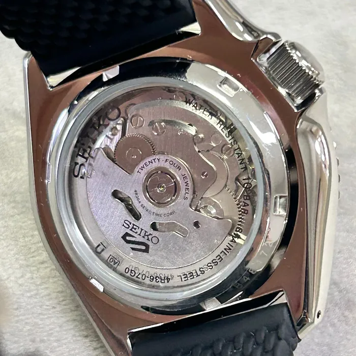 Relógio Seiko 5 Sports Automático SRPD73K2 Preto 42,5mm 100m | Taniguchi Relógios
