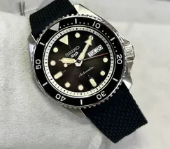 Relógio Seiko 5 Sports Automático SRPD73K2 Preto 42,5mm 100m | Taniguchi Relógios - imagem 6