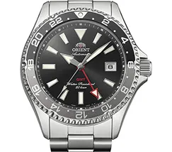 Relógio Orient Mako GMT Safira RA-BC0001B30B Preto 42,8mm 200m | Taniguchi Relógios - imagem 2