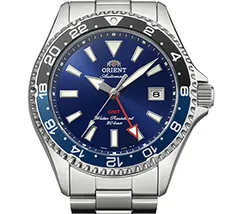 Relógio Orient Mako GMT Safira RA-BC0003L30B Azul 42,8mm 200m | Taniguchi Relógios - imagem 2