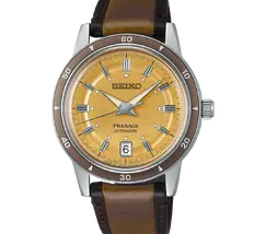 Seiko Presage Automático Clássicos SRPL75J1 Style 60’s amarelo - imagem 2
