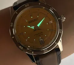 Relógio Seiko Presage Automático Style 60's SRPL75J1 Amarelo 39,5mm | Taniguchi Relógios - imagem 6