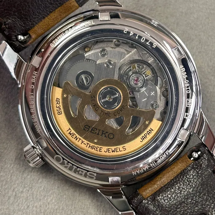 Relógio Seiko Presage Automático Style 60's SRPL75J1 Amarelo 39,5mm | Taniguchi Relógios