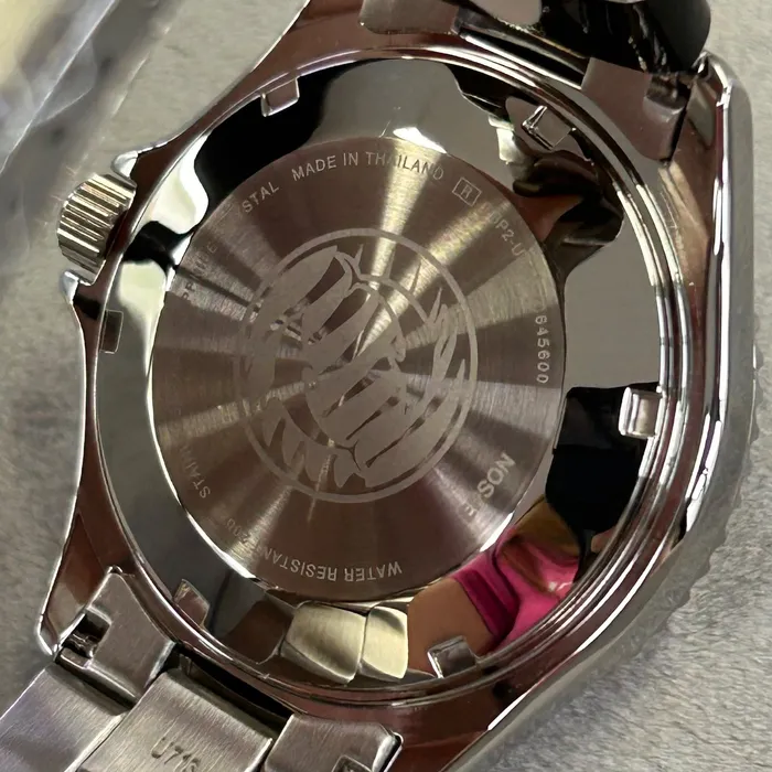 Relógio Orient Mako GMT Safira RA-BC0004Y30B Laranja 42,8mm 200m | Taniguchi Relógios