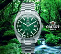 Relógio Orient 3 Estrelas Heritage Safira YN6SS004A-E1SX Verde 39mm 100m | Taniguchi Relógios - imagem 1