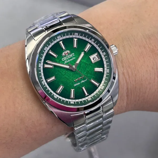 Orient 3 Estrelas Automático Heritage YN6SS004A-E1SX verde