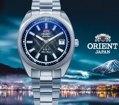 Relógio Orient 3 Estrelas Heritage Safira YN6SS004A-P1SX Preto 39mm 100m | Taniguchi Relógios - imagem 1