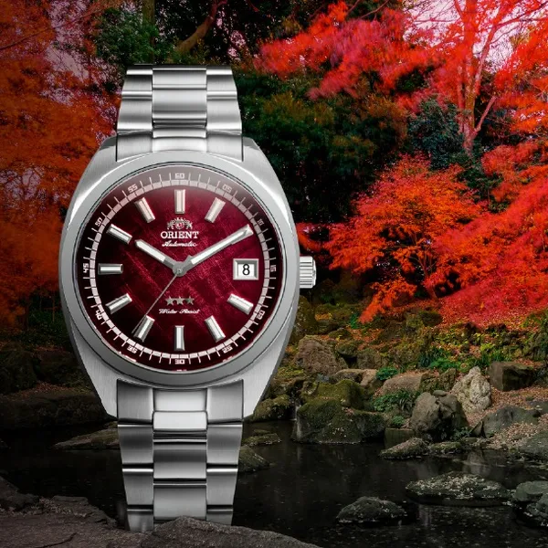 Orient 3 Estrelas Automático Heritage YN6SS004A W1SX Vermelho