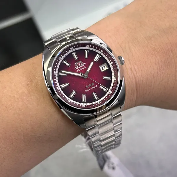 Orient 3 Estrelas Automático Heritage YN6SS004A W1SX Vermelho