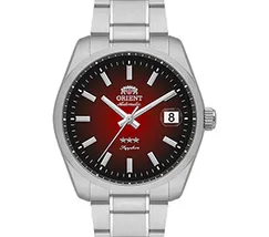 Relógio Orient 3 Estrelas Heritage Safira YN6SS041-W1SX Vermelho 39mm 100m | Taniguchi Relógios - imagem 1