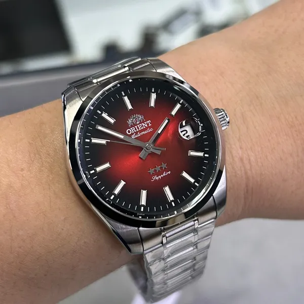 Orient 3 Estrelas Automático Heritage YN6SS041 W1SX Vermelho