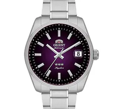 Relógio Orient 3 Estrelas Heritage Safira YN6SS041-U1SX Roxo 39mm 100m | Taniguchi Relógios - imagem 1