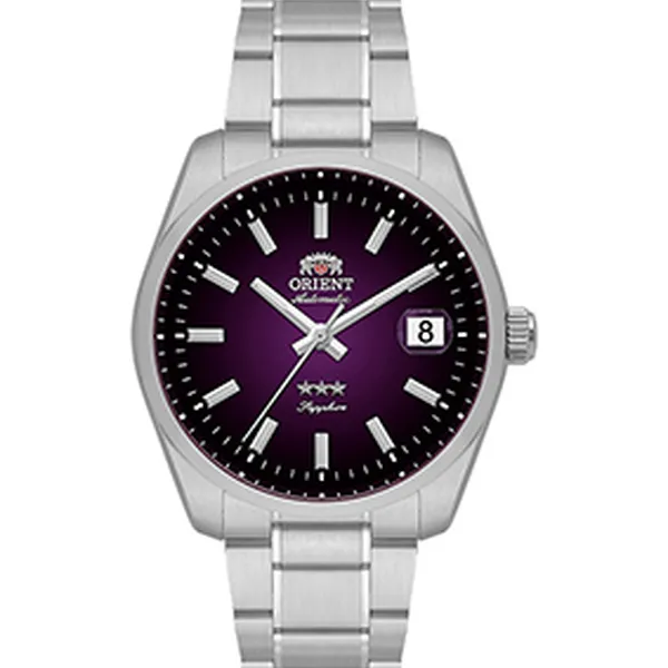 Orient 3 Estrelas Automático Heritage YN6SS041 U1SX Roxo