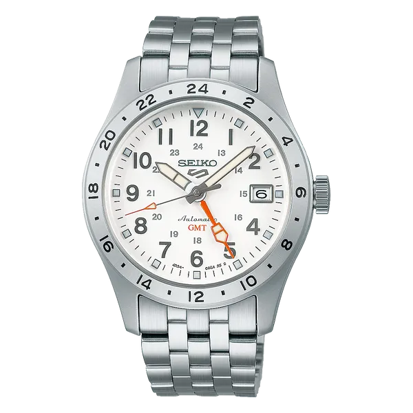 Seiko 5 Sports Automático Field Series GMT SSK059 Branco