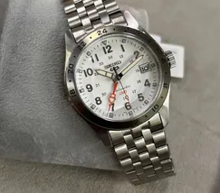 Relógio Seiko 5 Sports Field GMT SSK059B1 Branco 39,4mm 100m | Taniguchi Relógios - imagem 7