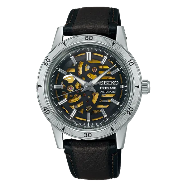 Seiko Presage Automático Clássicos SSA461J1 Style 60’s esqueleto