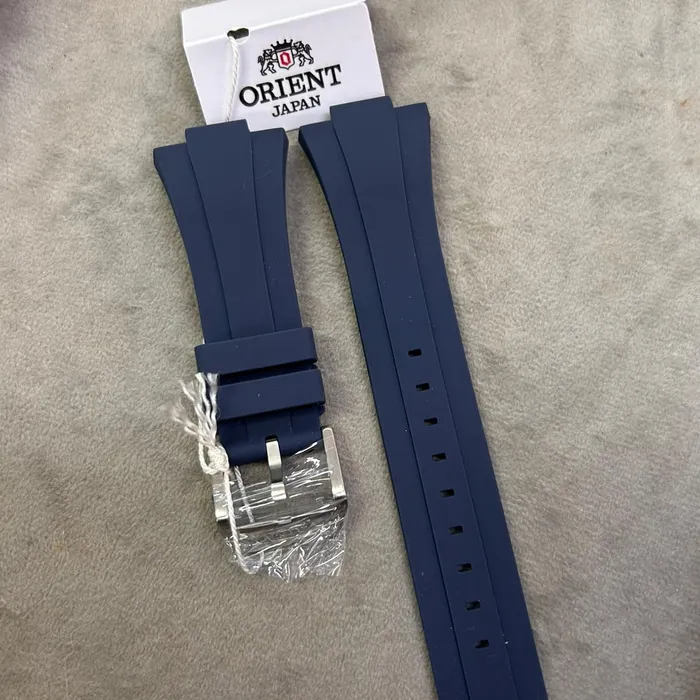 Pulseira Orient Silicone PULSILS3 20mm YN6SS020 Azul | Taniguchi Relógios