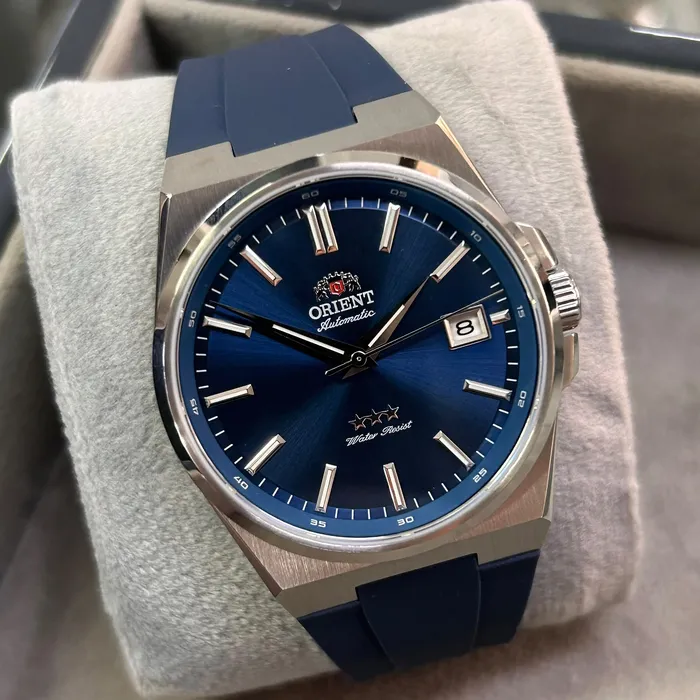 Pulseira Orient Silicone PULSILS3 20mm YN6SS020 Azul | Taniguchi Relógios