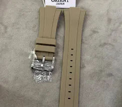 Pulseira Orient Silicone PULSILSF 20mm YN6SS020 Creme | Taniguchi Relógios - imagem 1