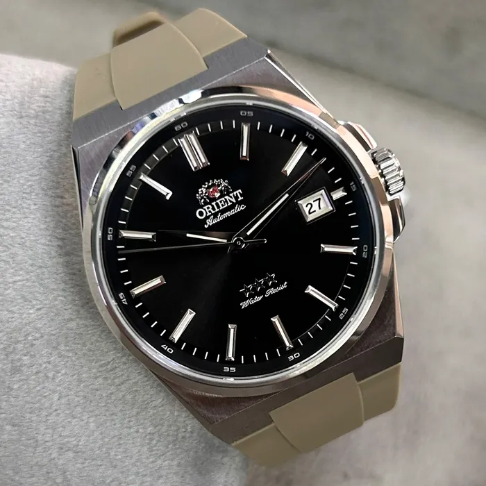 Pulseira Orient Silicone PULSILSF 20mm YN6SS020 Creme | Taniguchi Relógios