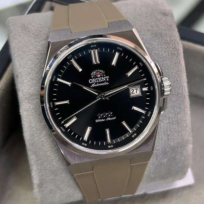 Pulseira Orient Silicone PULSILSF 20mm YN6SS020 Creme | Taniguchi Relógios