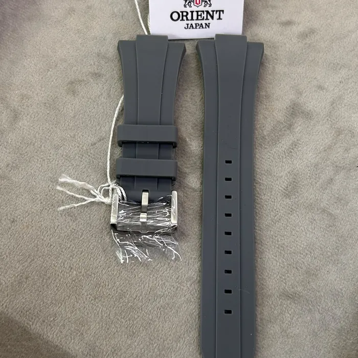 Pulseira Orient Silicone PULSILSG 20mm YN6SS020 Grafite | Taniguchi Relógios
