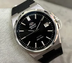 Pulseira Orient Saffiano PULSAFLA1 20mm YN6SS020 Preta | Taniguchi Relógios - imagem 2