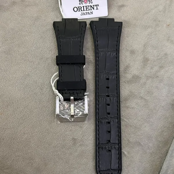 Pulseira Orient Couro Hibrida PULHYBLR1 YN6SS020