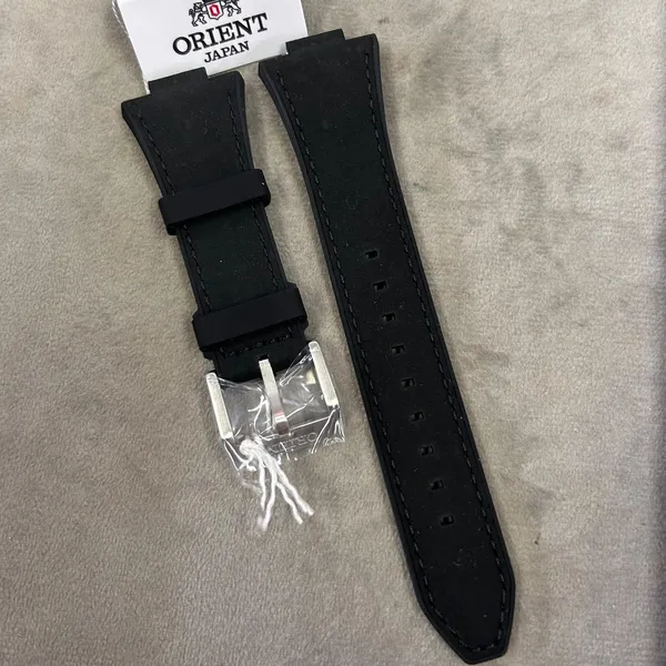 Pulseira Orient Couro Hibrida PULHYBLR1 YN6SS020