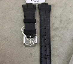 Pulseira Orient Híbrida Couro Croco PULHYBLC1 YN6SS020 Preta | Taniguchi Relógios - imagem 1