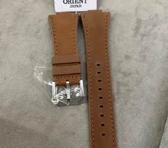 Pulseira Orient Híbrida Couro Lisa PULHYBLR2 YN6SS020 Marrom | Taniguchi Relógios - imagem 1