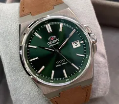 Pulseira Orient Híbrida Couro Lisa PULHYBLR2 YN6SS020 Marrom | Taniguchi Relógios - imagem 3
