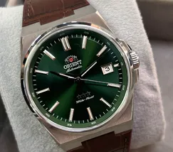 Pulseira Orient Híbrida Couro Croco PULHYBLC2 YN6SS020 Marrom | Taniguchi Relógios - imagem 3