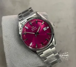 Relógio Orient Stretto Safira RA-AC0R07P30B Rosa 38,5mm 50m | Taniguchi Relógios - imagem 6