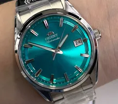 Relógio Orient Stretto Safira RA-AC0R06L30B Azul 38,5mm 50m | Taniguchi Relógios - imagem 1